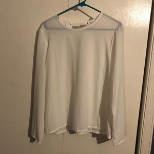 Long sleeve white shirt